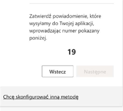Numer do weryfikacji aplikacji