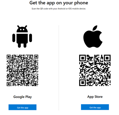 kody qr do pobrania alikacji na Iphona i Android